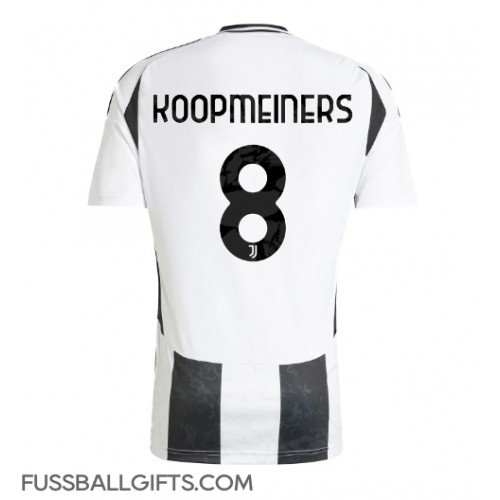 Juventus Teun Koopmeiners #8 Fußballbekleidung Heimtrikot 2024-25 Kurzarm